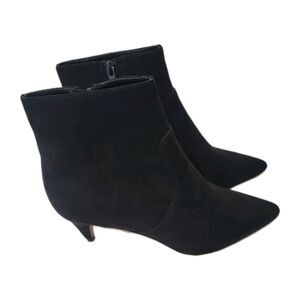 Express Women's  Black Faux Suede Booties Size 9